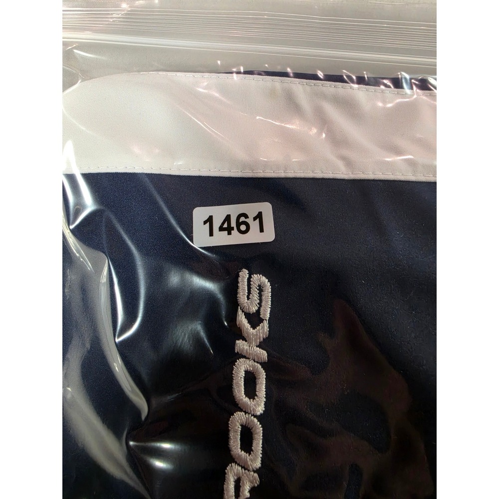 Brooks Podium Pant Navy Blue White Stripe Mesh Lined Track Pants MP480410.035 L - Picture 7 of 7